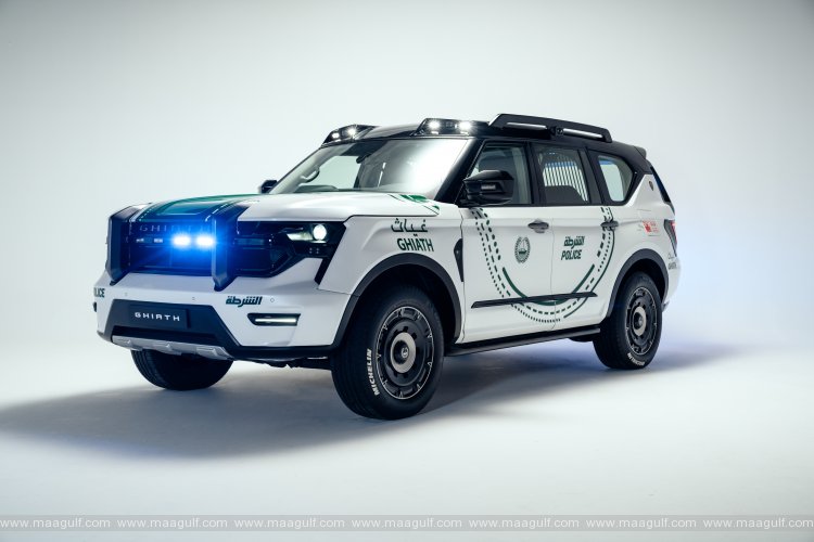 Dubai Police Ghiath Smart Patrol on Display at Custom Show Emirates 2022